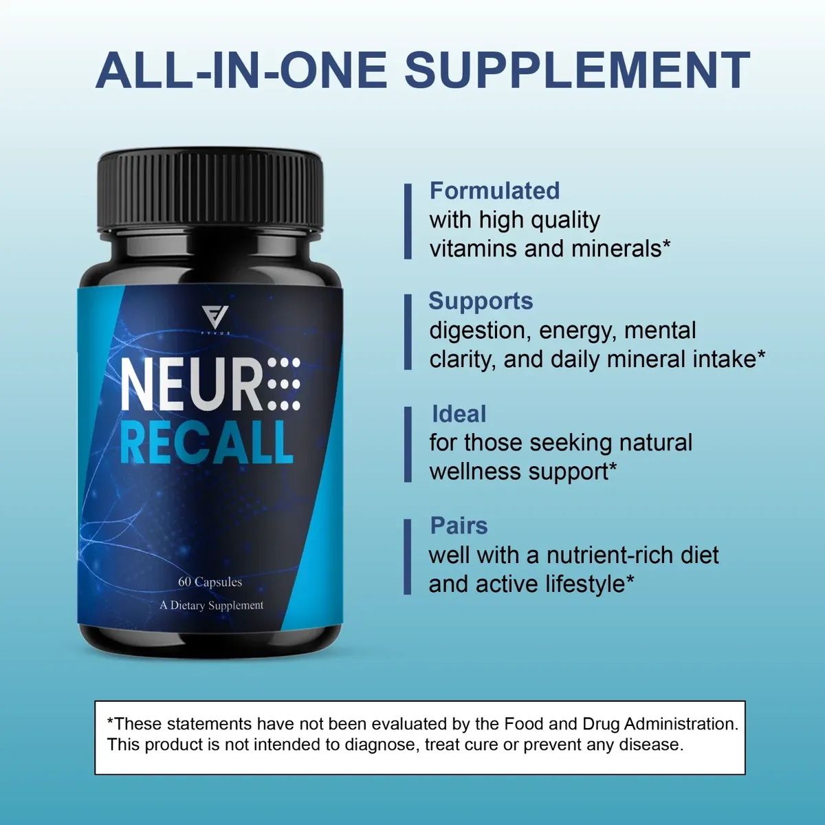Brand marketing graphic: all-in-one supplement